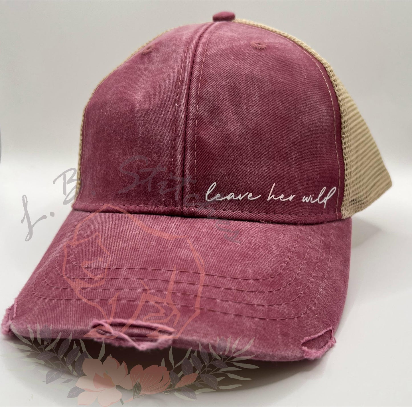 Leave Her Wild - Distressed Hat