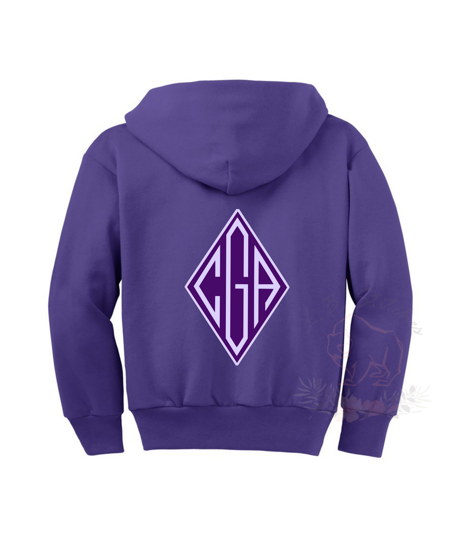 CGA Youth Unisex Full-Zip Hooded Sweatshirt