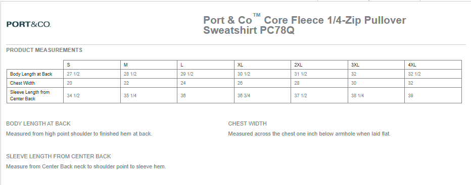 1/4 zip Pullover Sweatshirt